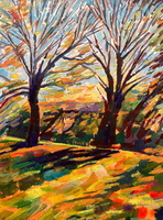 Late Autumn Trees
