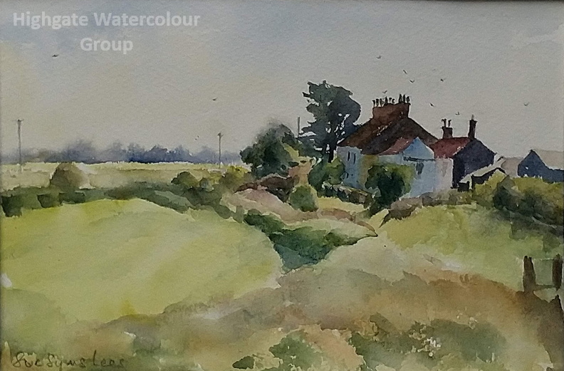 Sue Cottagers near Southwold Harbour.jpg