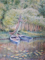Boats at Giverny