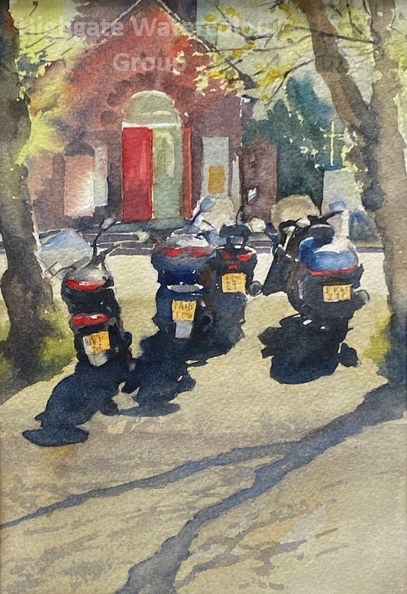 Motorbikes outside the HLSI.JPG