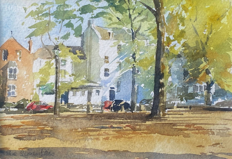 spring light, Pond Square.JPG